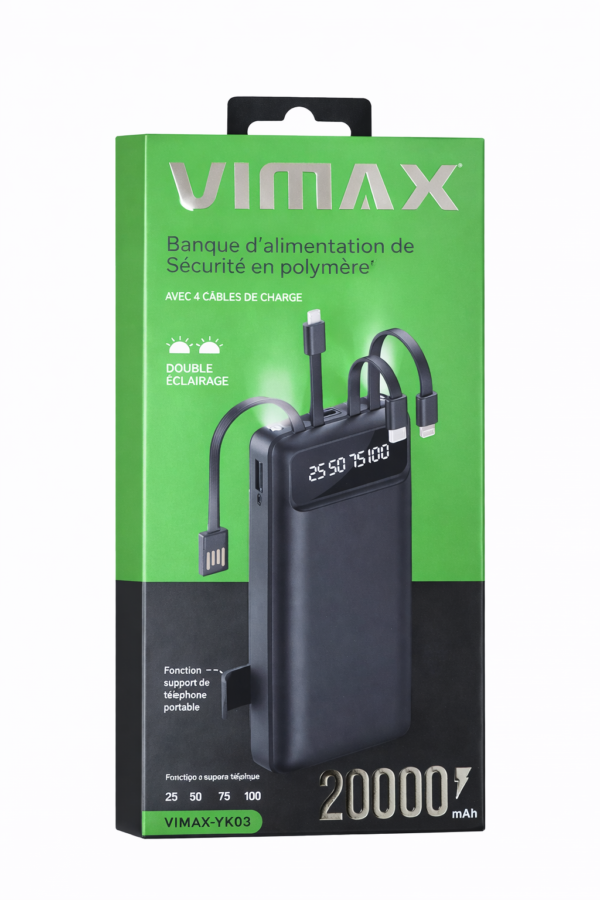 VIMAX YK03 – Power Bank 20000mAh