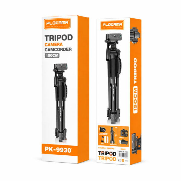 Trépied Caméra Professionnel PLOKAMA PK-9930 – 150 cm