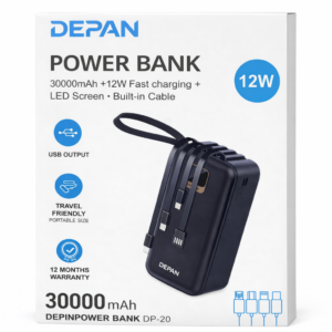 DEPAN DP-20 – Power Bank 30000mAh