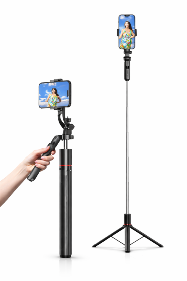 Perche Selfie Bluetooth avec Trépied PLOKAMA LIVE-K5 – 700 mm