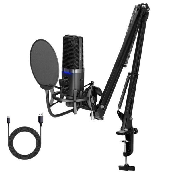 Microphone Podcast & Streaming Professionnel – Kit Studio Complet Microphone Podcast & Streaming Professionnel – Kit Studio Complet